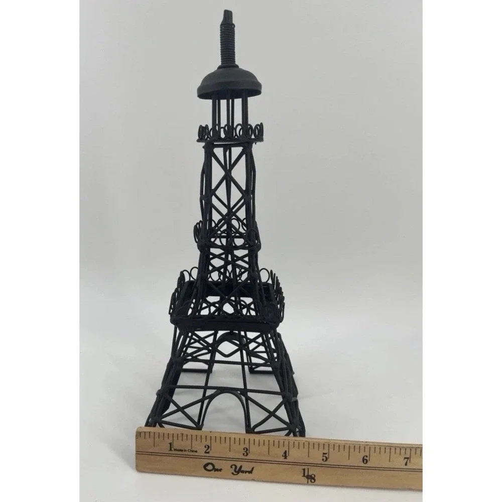 Eiffel Tower Metal Decor Black Table Centerpiece‎ Paris Style Home Accent